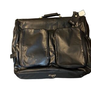 Claire Chase‎ Classic Garment Black Bag Saddle
